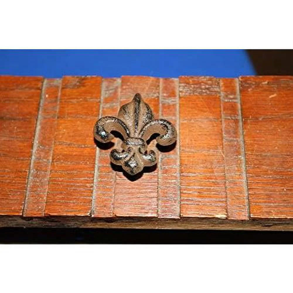 Cast Iron Fleur De Lis Cabinet Knobs, Pack Of 30 X1249