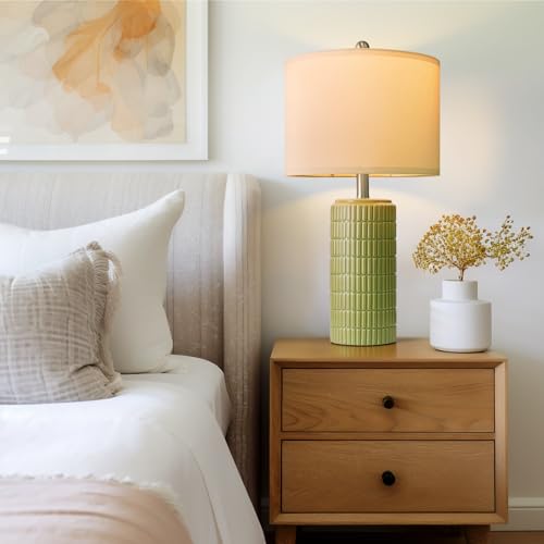 Pink Ceramic Table Lamps Set of 2 T4632