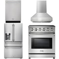 30 Electric Range, Range Hood, Refrigerator with Water and Ice Dispenser, Dishwasher B717