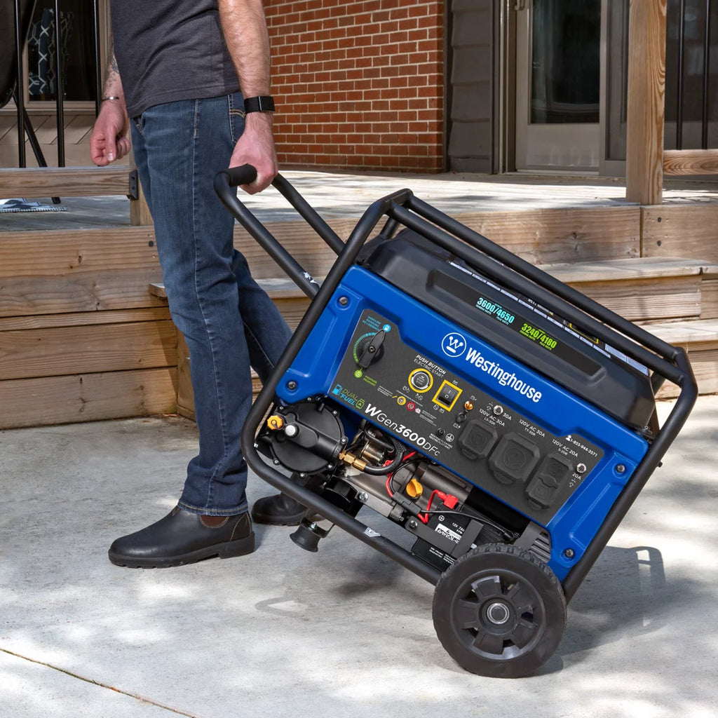 4650 Peak Watt Dual Fuel Portable Generator H943875
