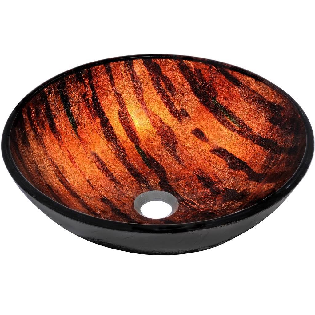 Glass Vessel Bathroom Sink Set A85404