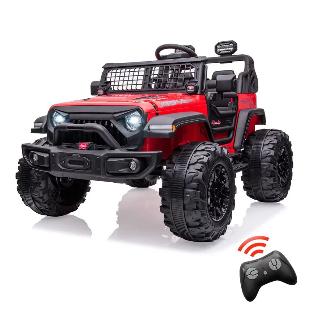 2-Seater Kids Ride on Car with Remote Control, 24V Electric Vehicle Toy with Storage Space, Red Z584849