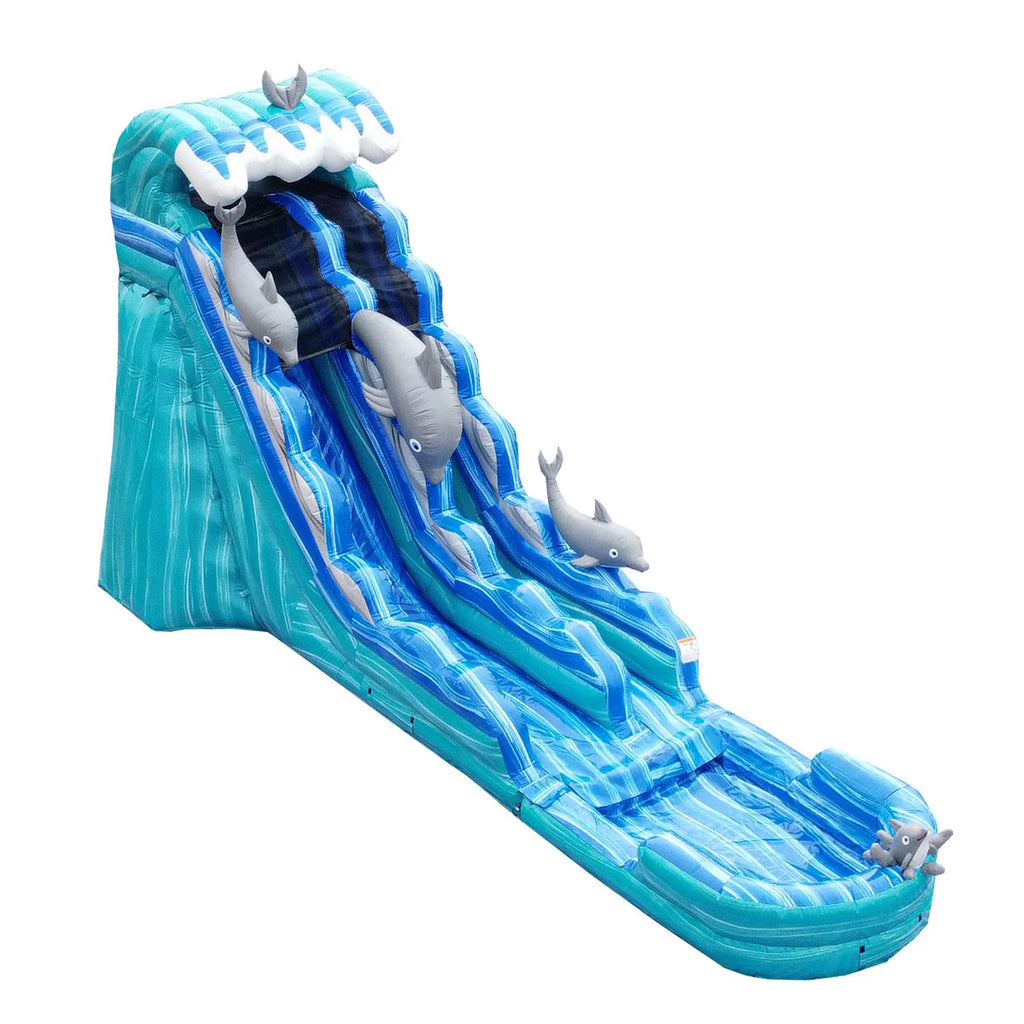 Commercial Grade Inflatable Water Slide with Detachable Pool V27997