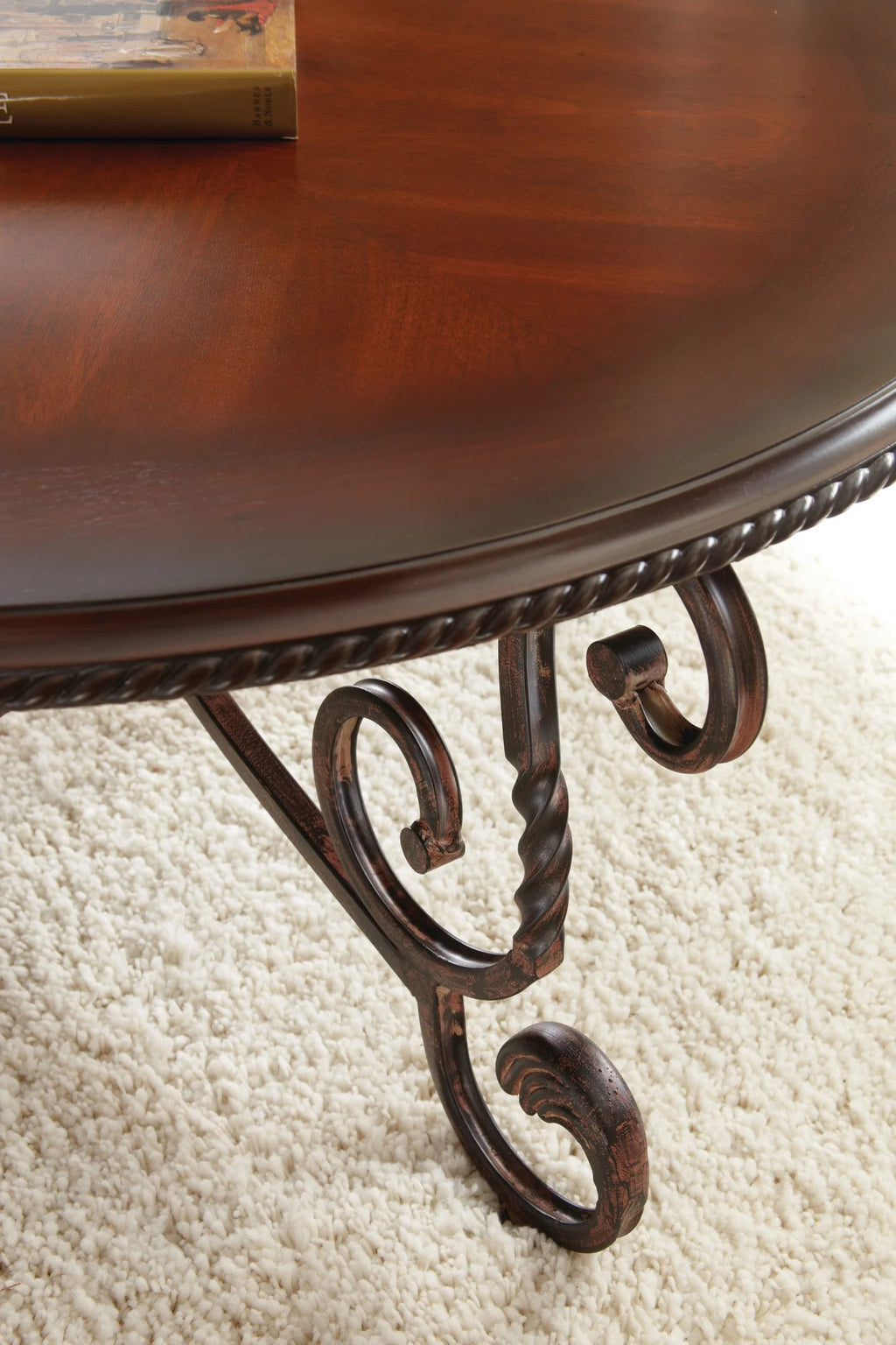 Round Wood Coffee Table A32159