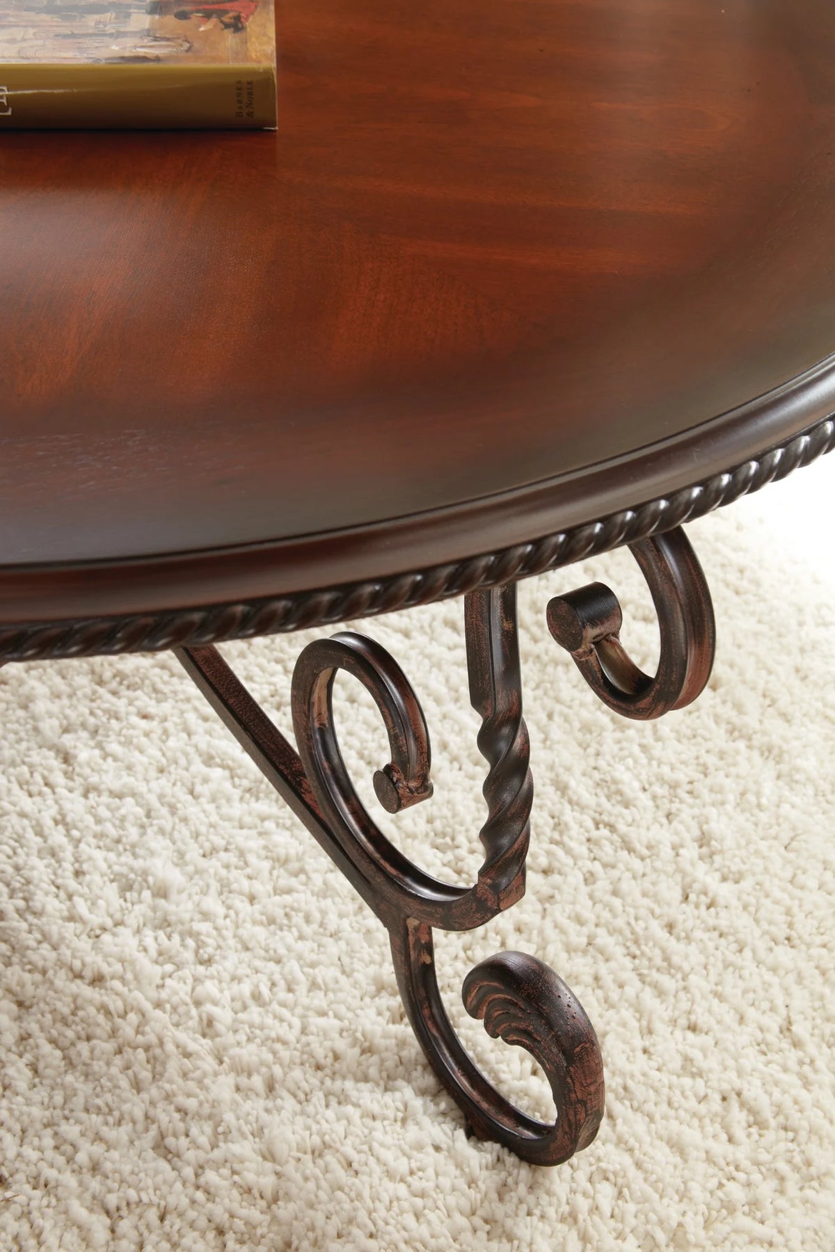 Round Wood Coffee Table A32159