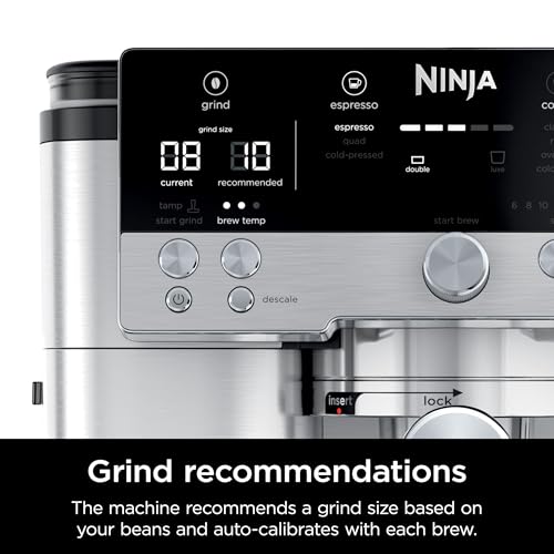 Espresso Machine and Drip Coffee Maker with Coffee Grinder and Milk Frother B405