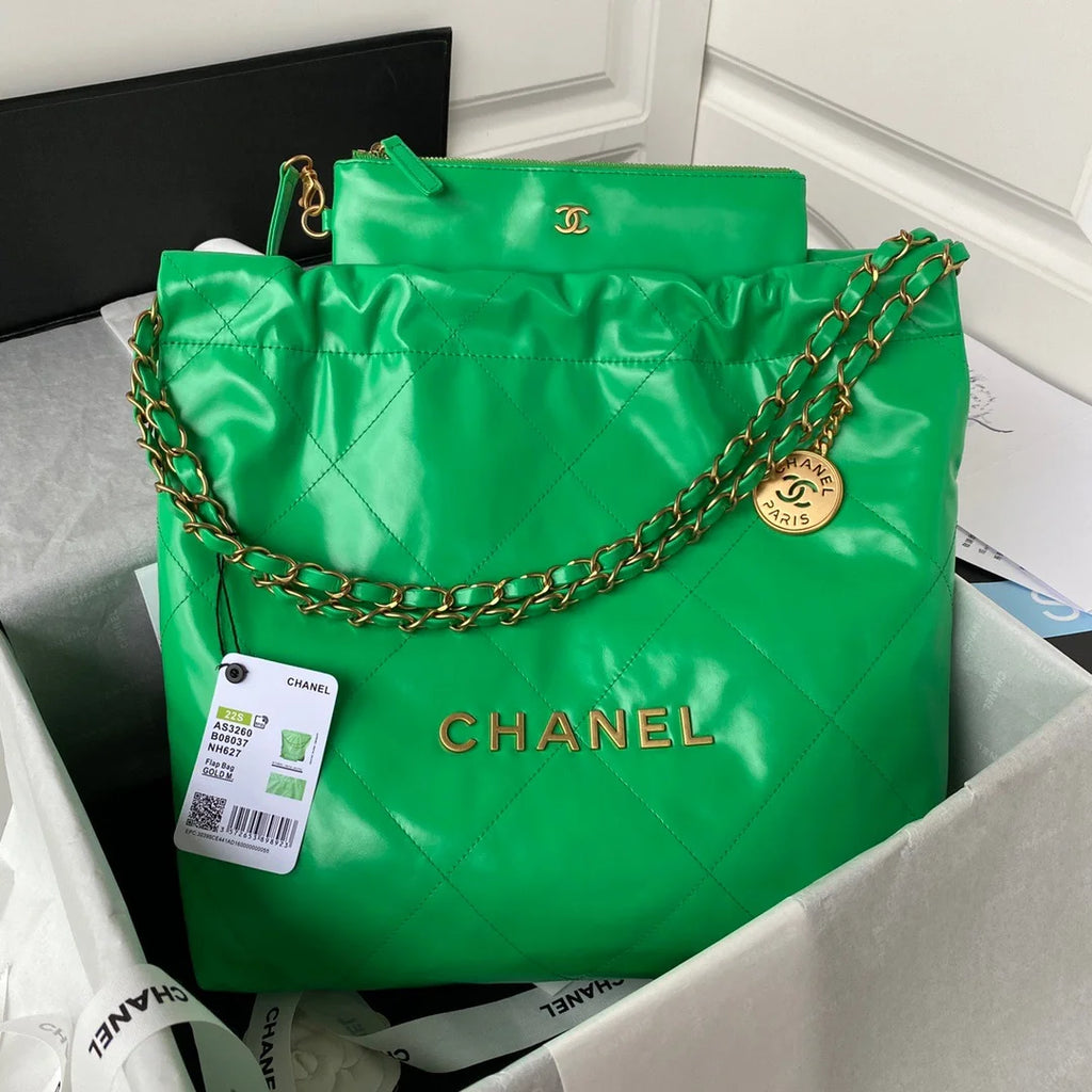 Shiny Green Handbag F22921