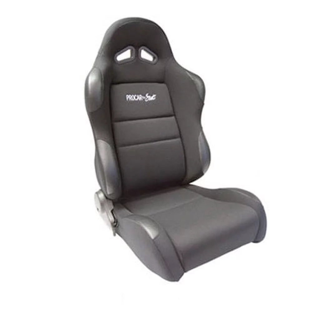 Black Velour Left Racing Seat G8111