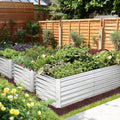 6ftx3ftx2ft Galvanized Steel Raised Garden Bed Planter Box M9571