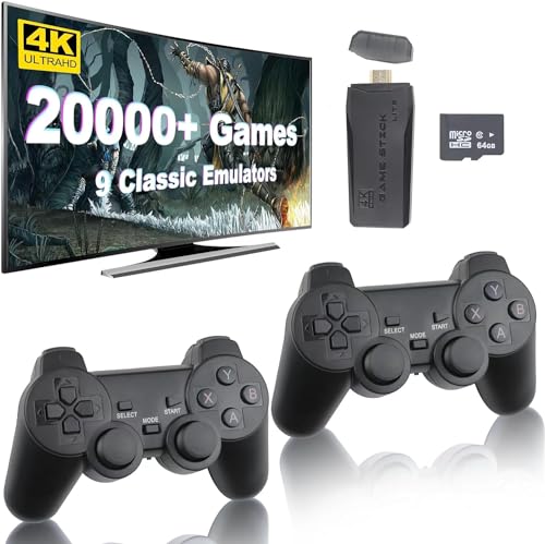 Wireless Retro Game Console Stick with 2.4G Wireless Controllers A400