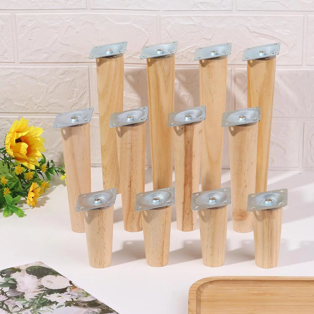 Tapered Wooden Furniture Legs 20CM M9072