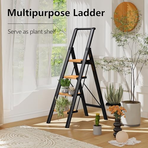 3 Step Ladder with Anti-Slip Pedal and Handgrip X753