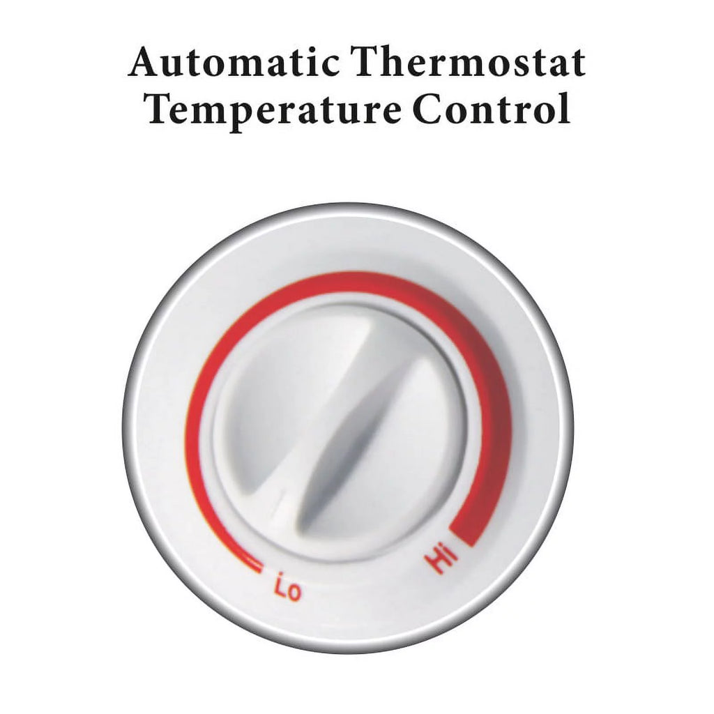 Portable Oscillating Fan Heater with Thermostat R6943