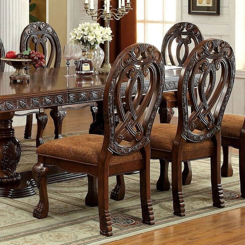 Cherry Solid Wood 7 Pc Dining Set Y13913