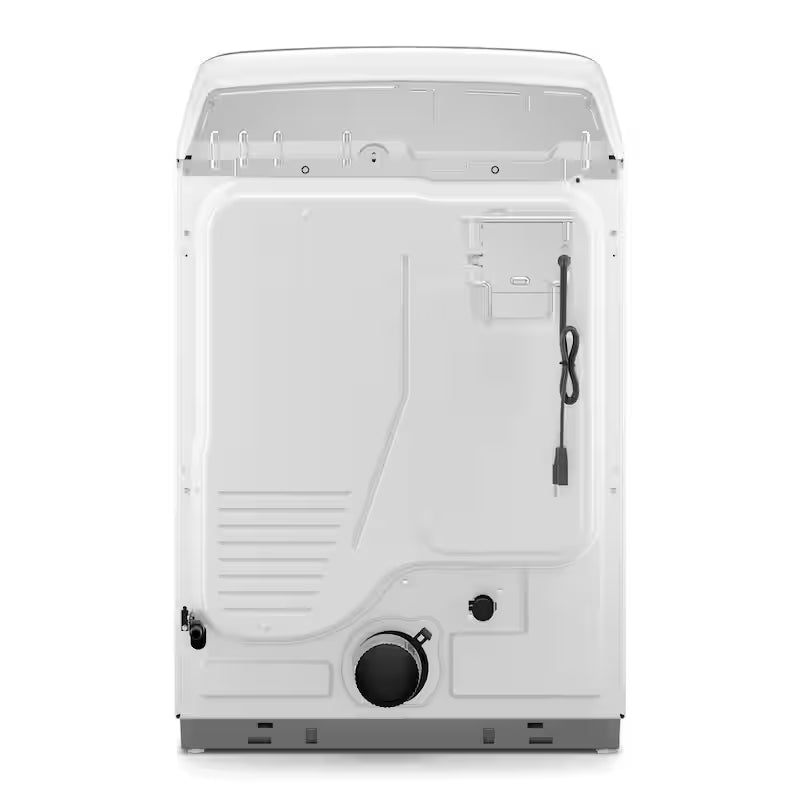 White Gas Vented Dryer with Steam J16687