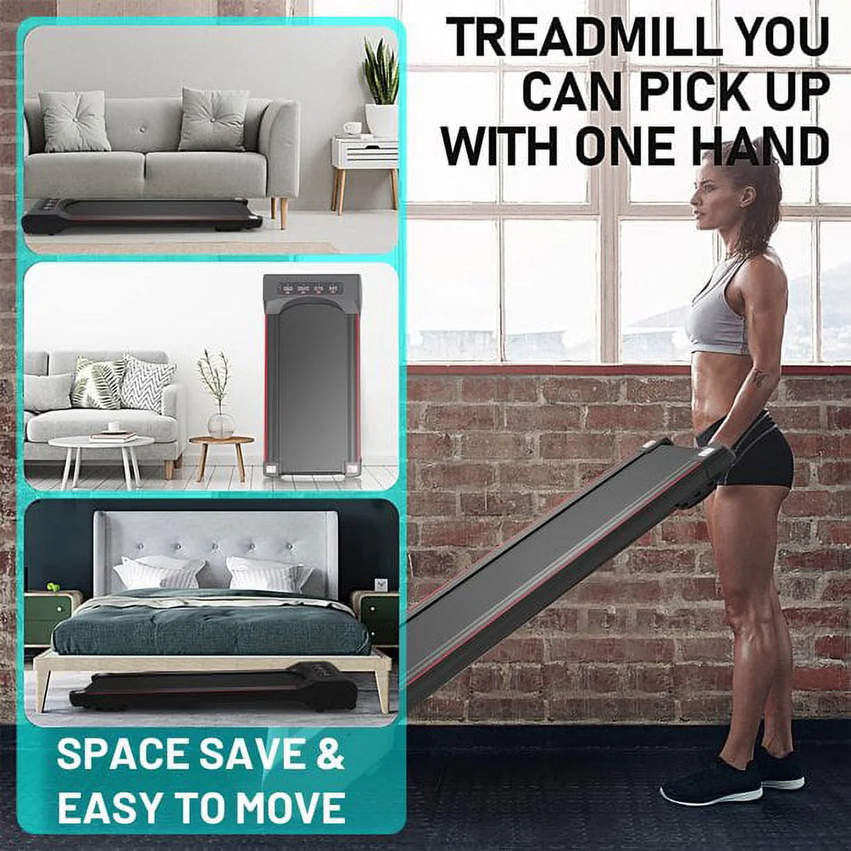 Under Desk Treadmill Portable Walking Pad G76572