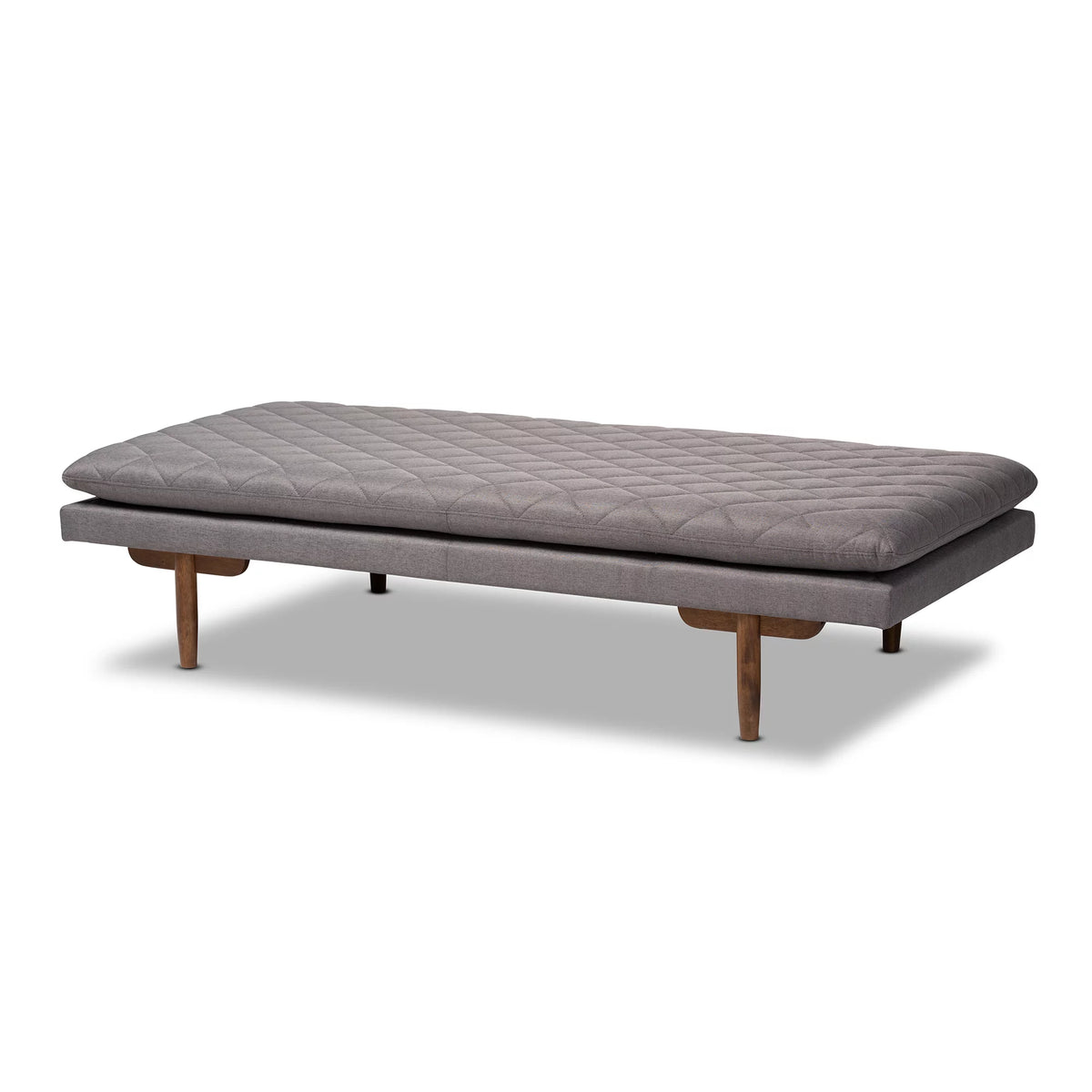 Gray Fabric Upholstered Wood Daybed R85761