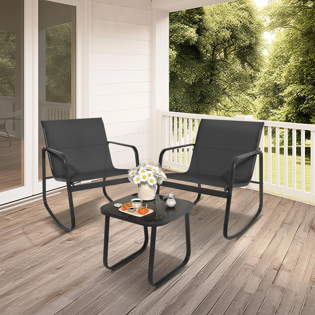 3-Piece Outdoor Patio Bistro Furniture Set G81225