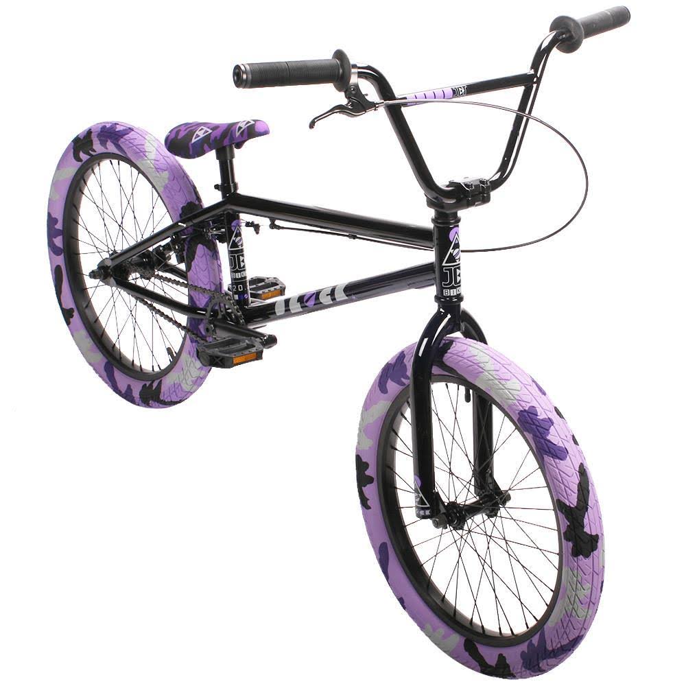 BMX Bike Gloss Black and Camo U430068