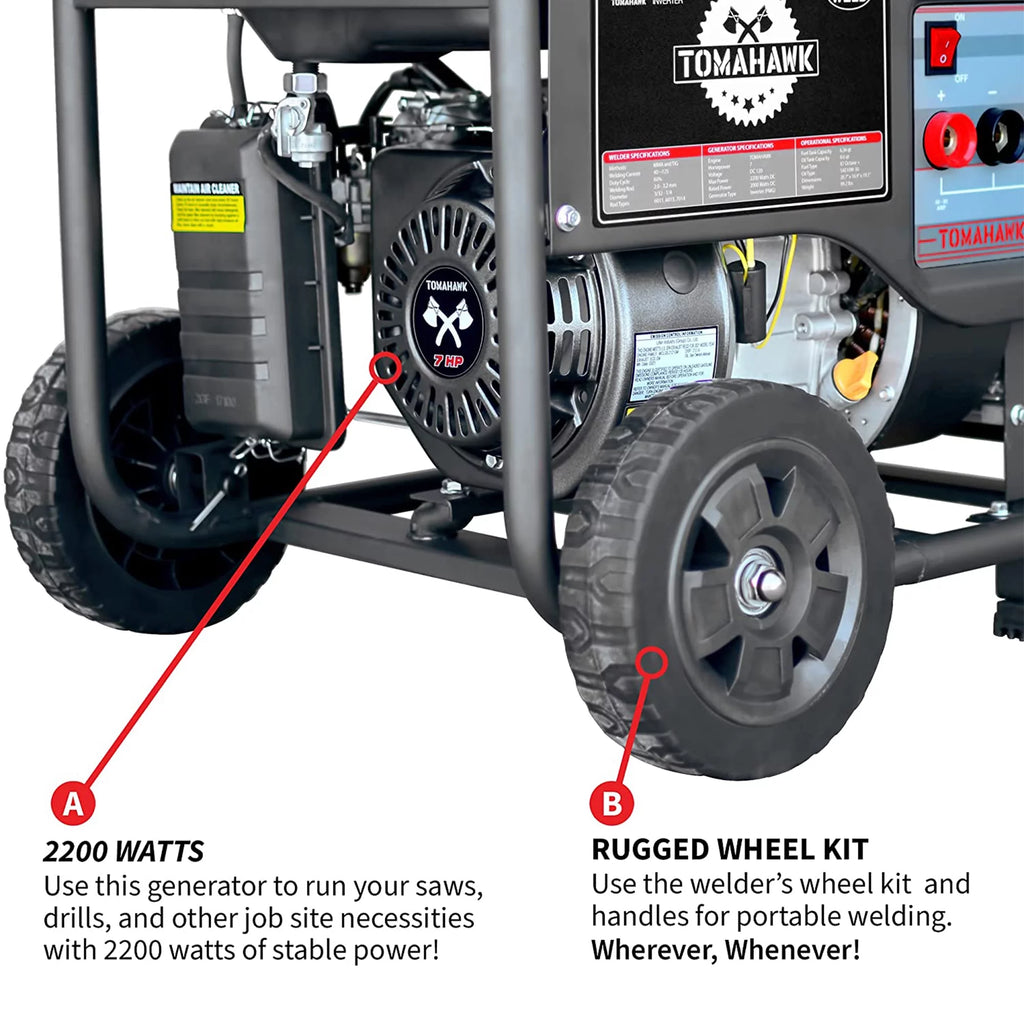 120 Amp Welder with 2,200W Generator G72642