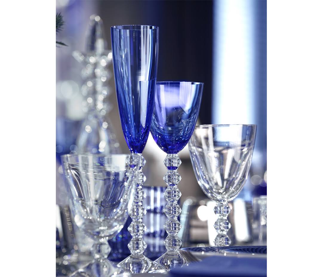 Blue Wine Glass Set of 2 N281