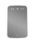 7.4L Mini Fridge with Mirror & Light in White V318