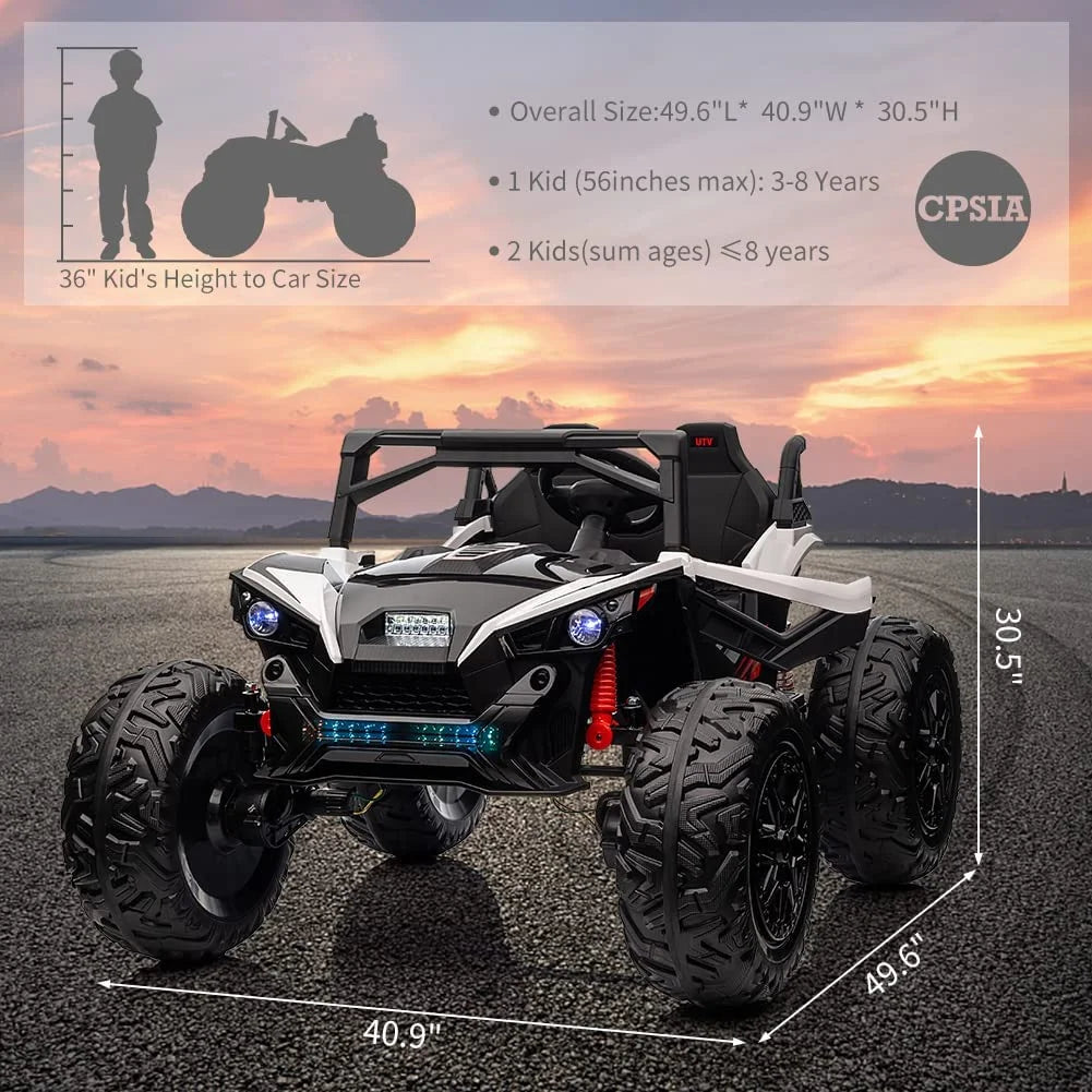 24V Ride on Car 2 Seats UTV with Remote Control Z89769