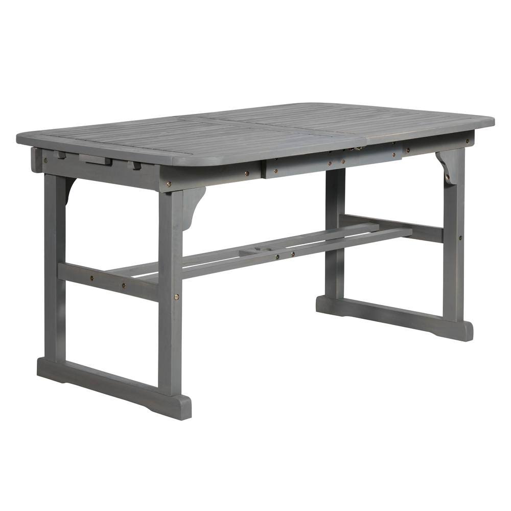 Acacia Wood Extendable Outdoor Dining Table K461