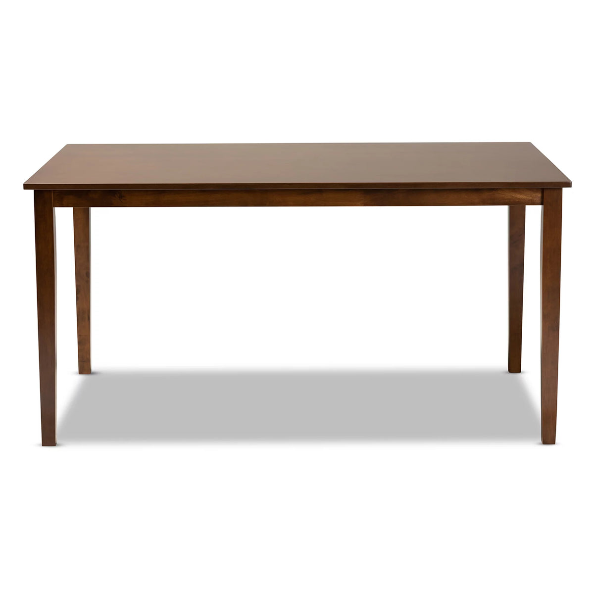 Walnut Brown Rectangular Wood Dining Table X3669