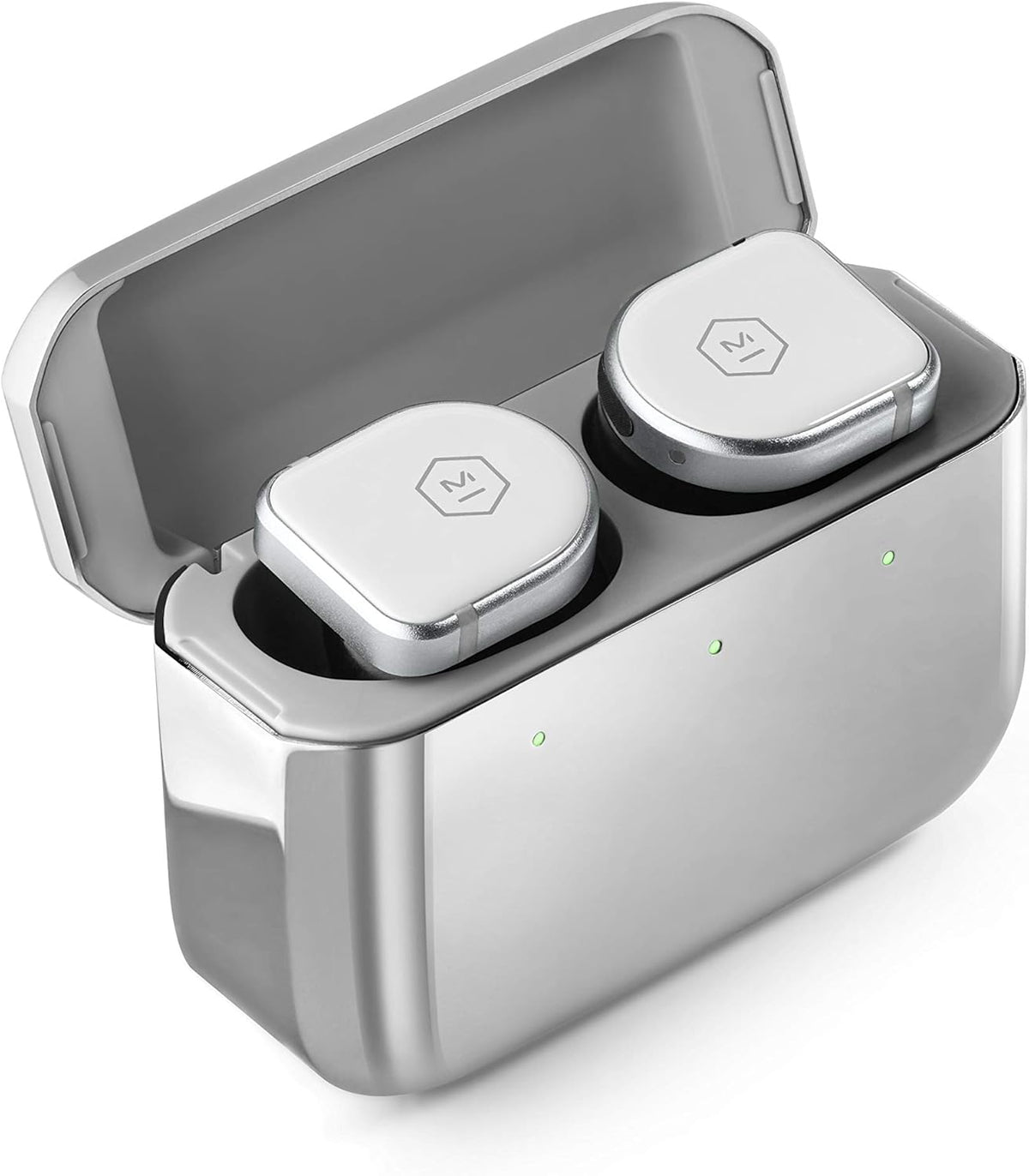 True Wireless Earphones White Ceramic Stainless Steel Case C39023