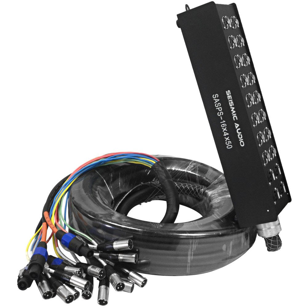 12 Channel XLR 4 Channel Speakon Speaker Cable 75 Feet J80861