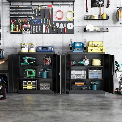 Locking Metal Storage Cabinet with 5 Adjustable Shelves G3607