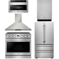36 Gas Range, Range Hood, Refrigerator, Dishwasher and Microwave U3995