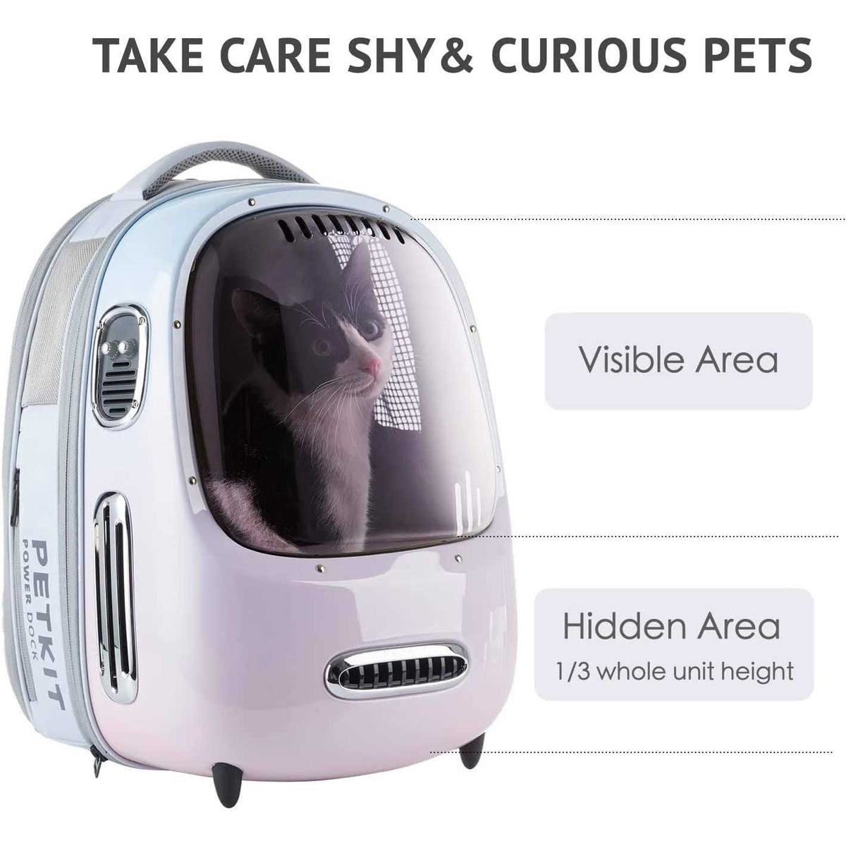 Cat Backpack Carrier with Inbuilt Fan & Light L6048