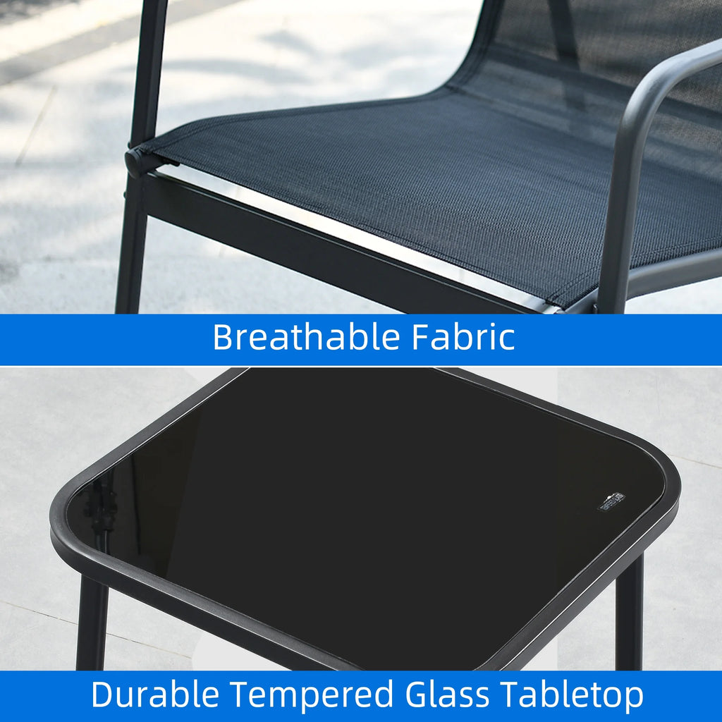 3-Piece Outdoor Patio Bistro Furniture Set G81225