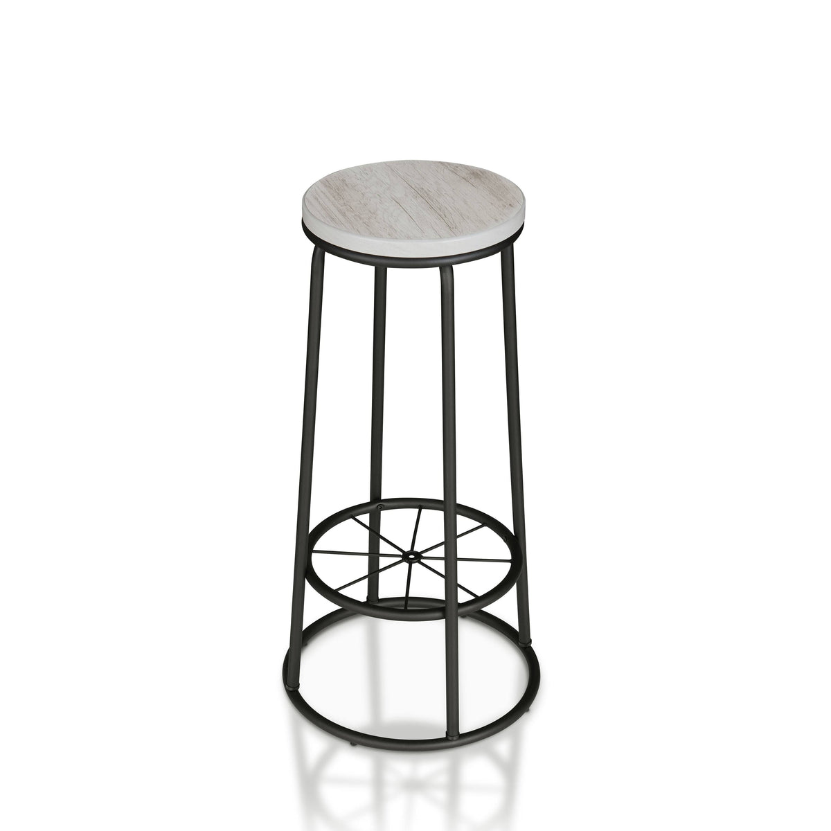 Rustic Metal Barstools Set of 2 T6684