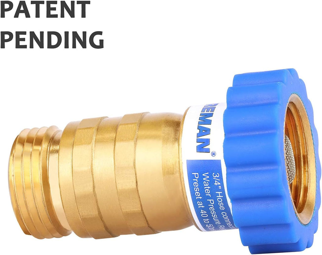 Lead-Free Brass Water Pressure Regulator 40-50 psi Pack of 2 K106
