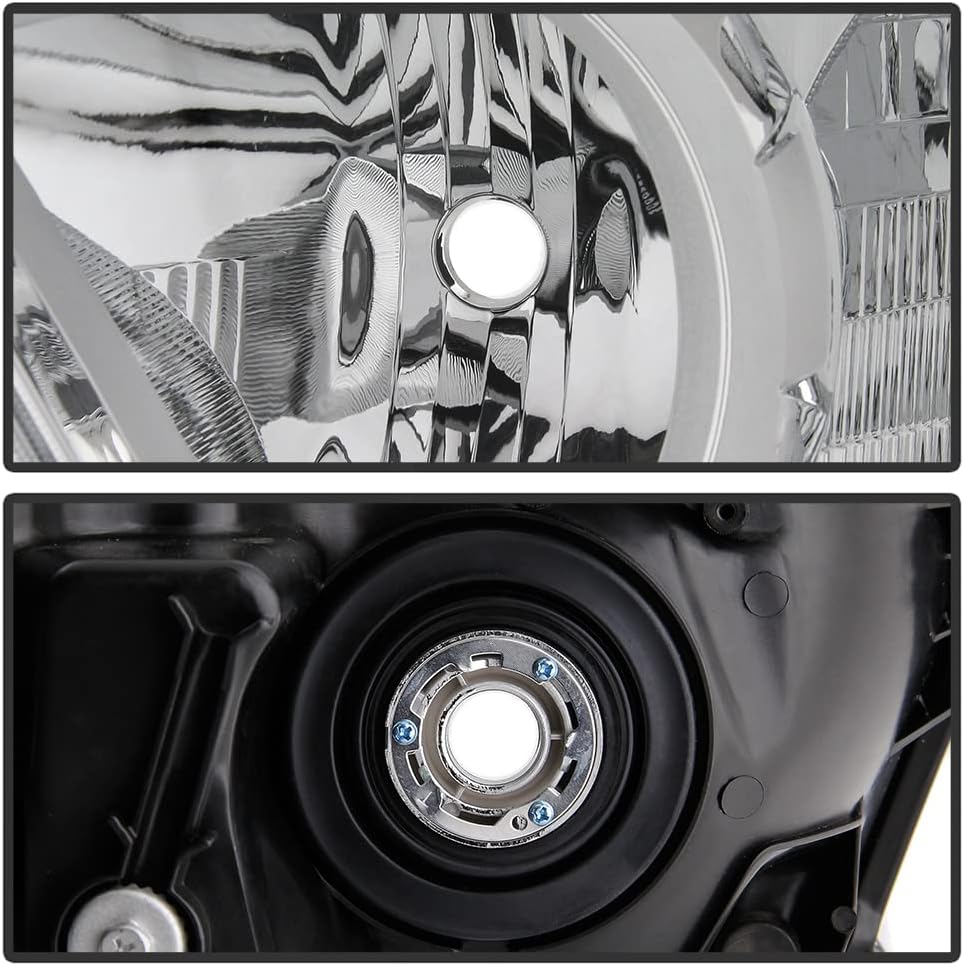 Chrome Housing Headlights Assembly Pair Set Y428249