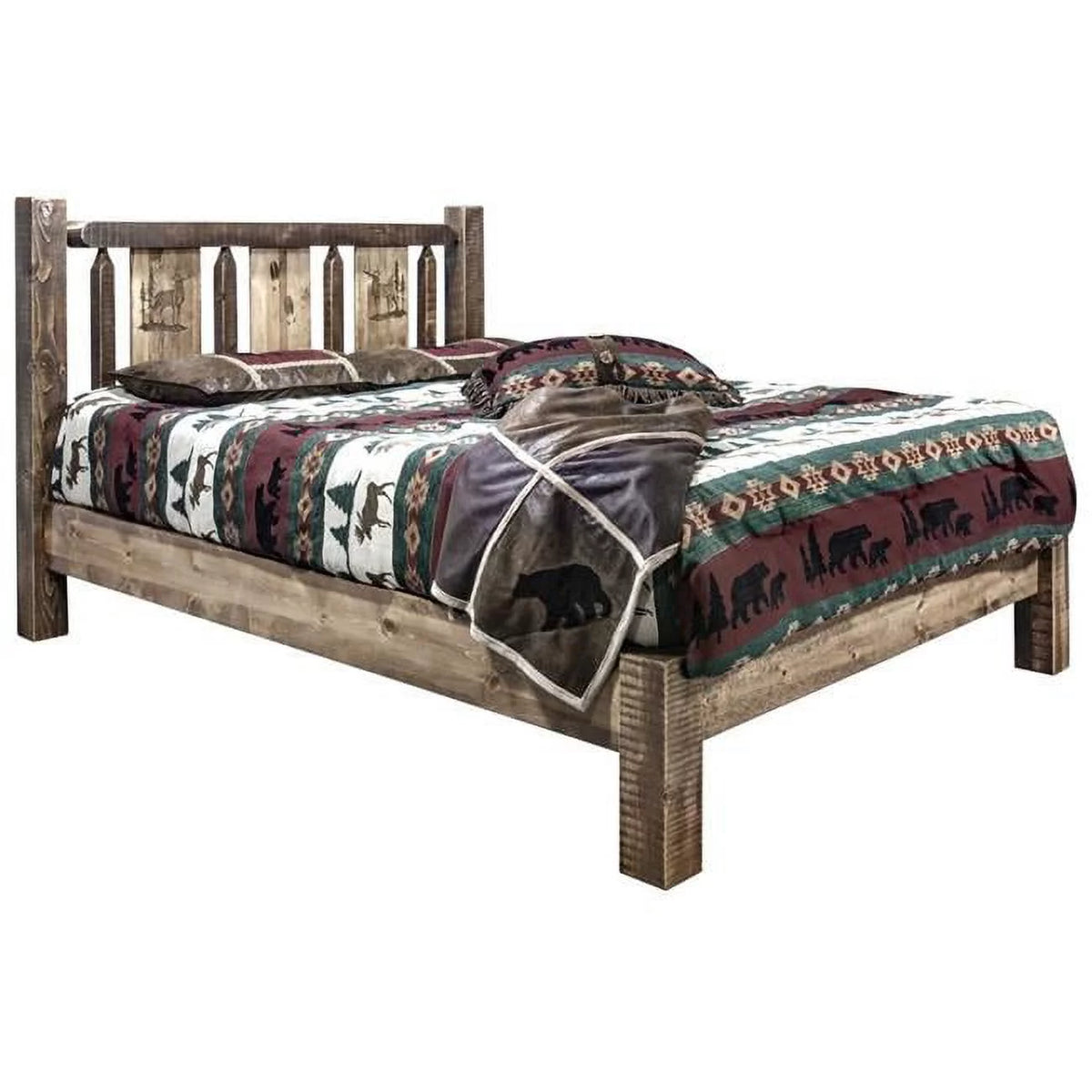 Full Size Platform Bed T2915