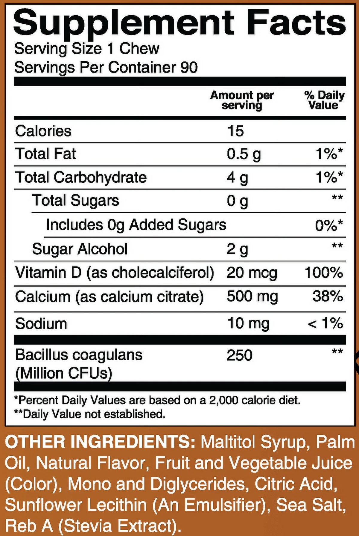 Chewable Bariatric Multivitamin 1-Month Supply H3822