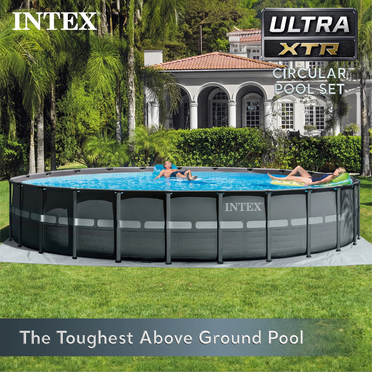 24 Feet by 52 Inch Above Ground Swimming Pool Set B34724