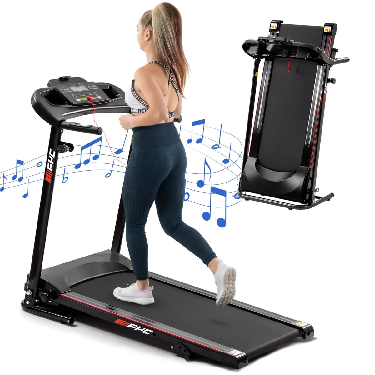 2.5HP Incline Folding Treadmill V5698