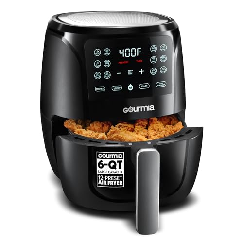 4 Quart Digital Air Fryer Oven, Black and Stainless Steel B62757