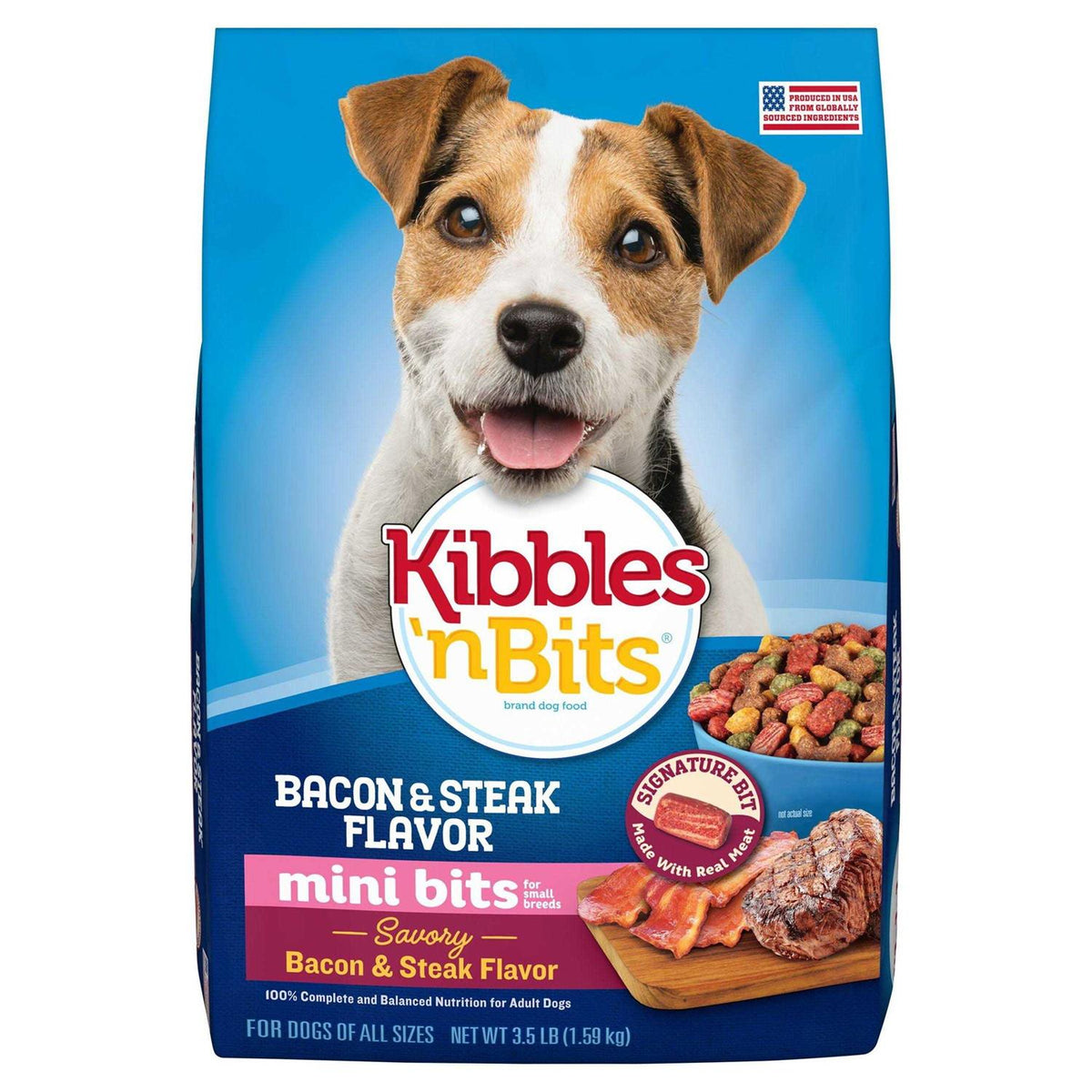 Bacon & Steak Flavor Dry Small Breed Dog Food S405