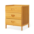 Bamboo 3 Tiers 3 Drawers Nightstand C49764