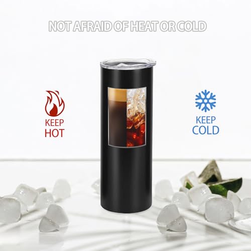 20 oz Stainless Steel Insulated Tumblers with Lid and Straw V372