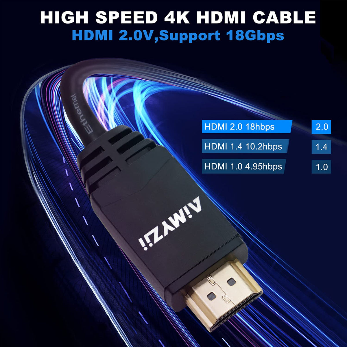 100 Feet 4K HDMI 2.0 Cable with Built-in Signal Booster Black Z44342