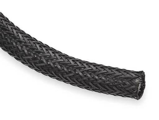 Braided Sleeving, 1.000 In., 50 Ft., Black T32082