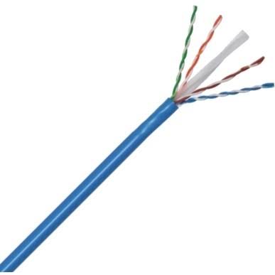 Cat-6 UTP Solid Riser CMR Cable, 1,000ft Blue A318631