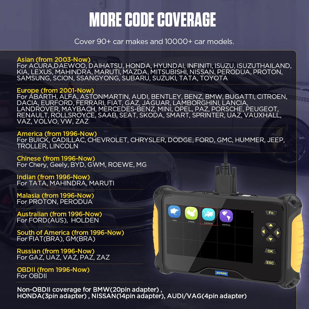 OBD2 Scanner Automotive Diagnostic Tool G50993